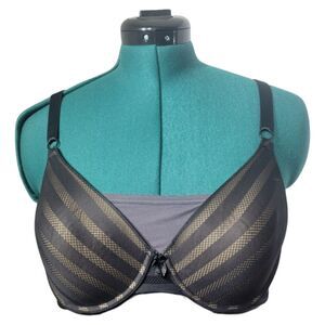 Maidenform 05701 Self Expressions Demi‎ T Shirt Bra Underwire Womens 36DD Black